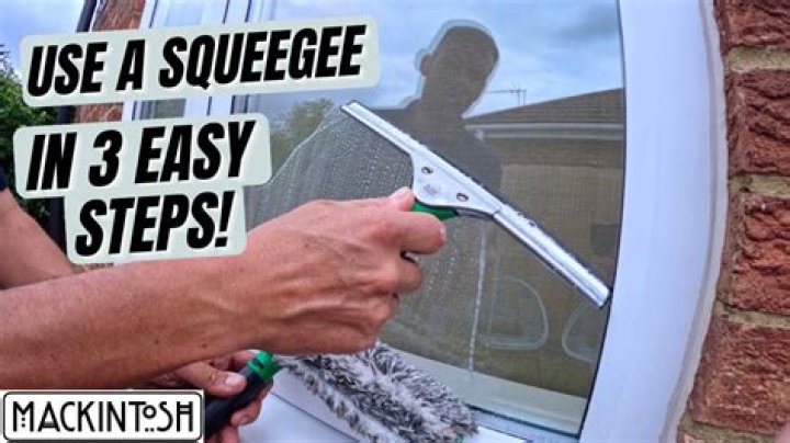 Can a squeegee scratch windows?