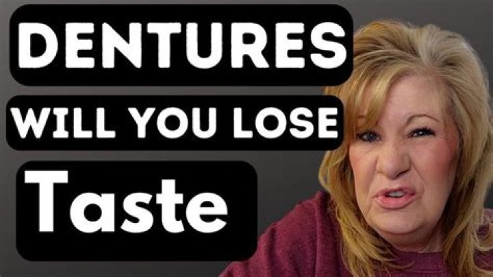 Can you taste food with dentures?