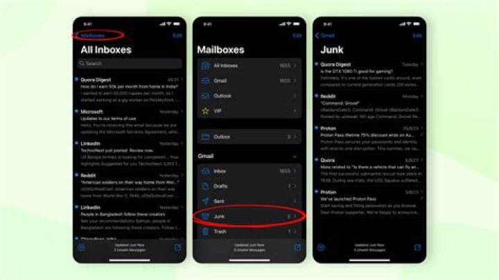Is junk spam on an iPhone?