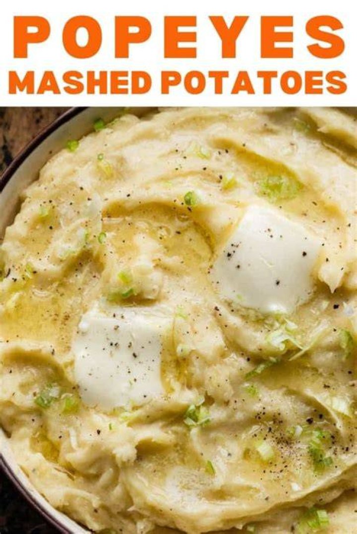 Is Popeyes mashed potatoes real?