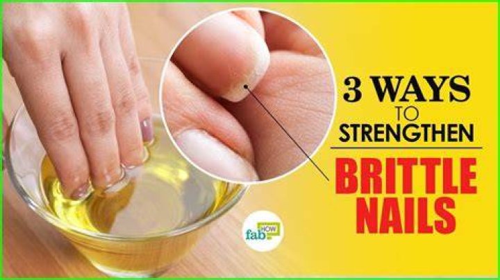What can I take to strengthen my nails?
