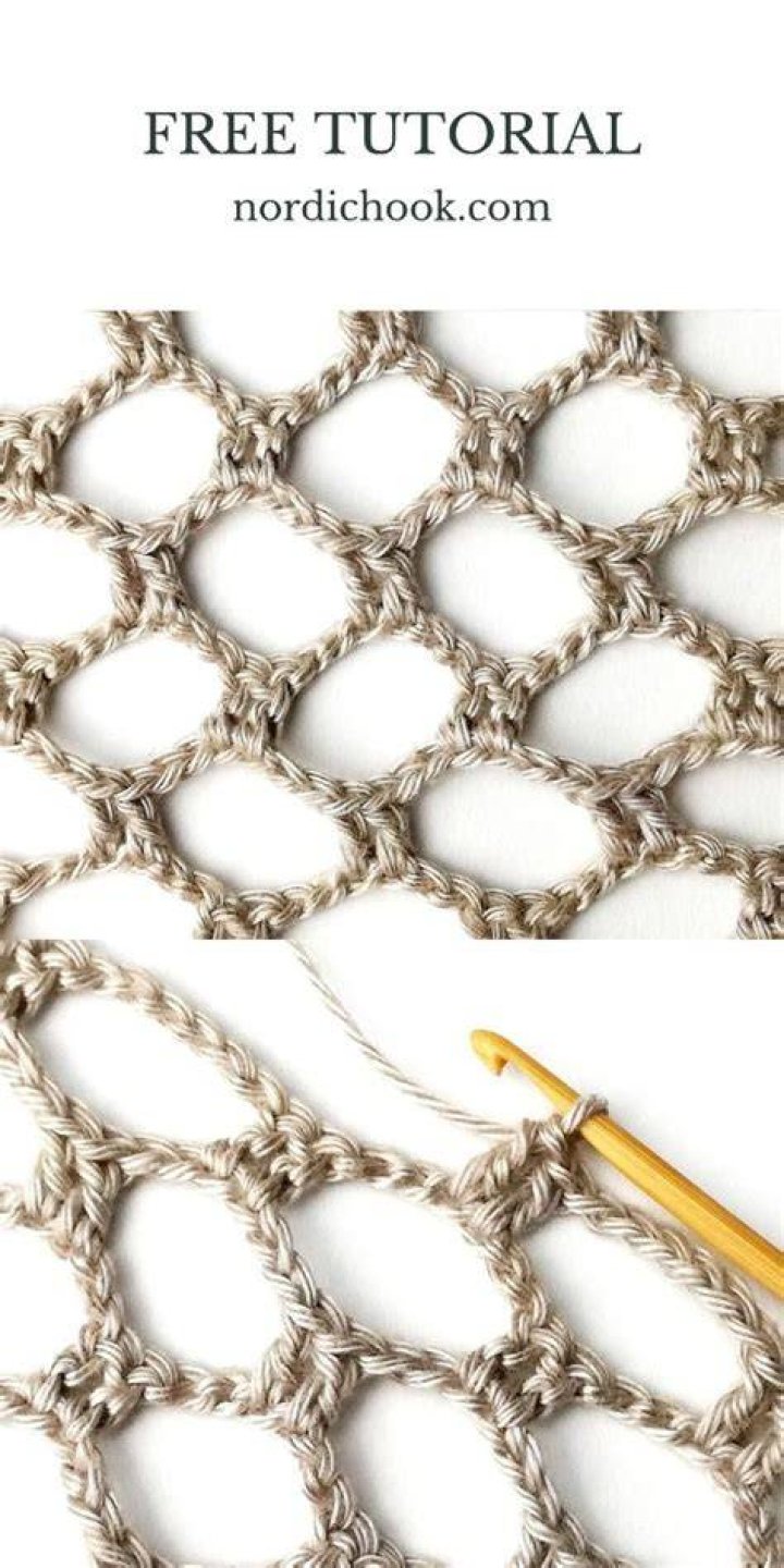 What is a netting stitch?