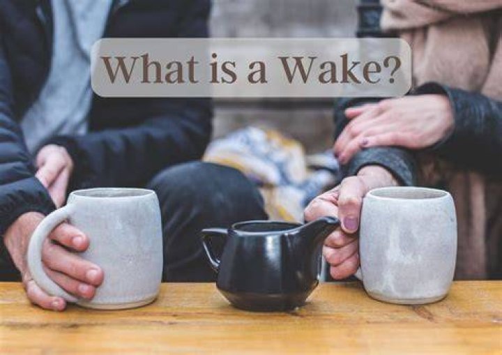 What is a wake when someone dies?