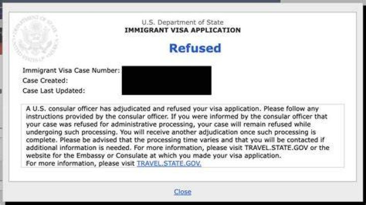 What will you do if your visa is rejected answer?