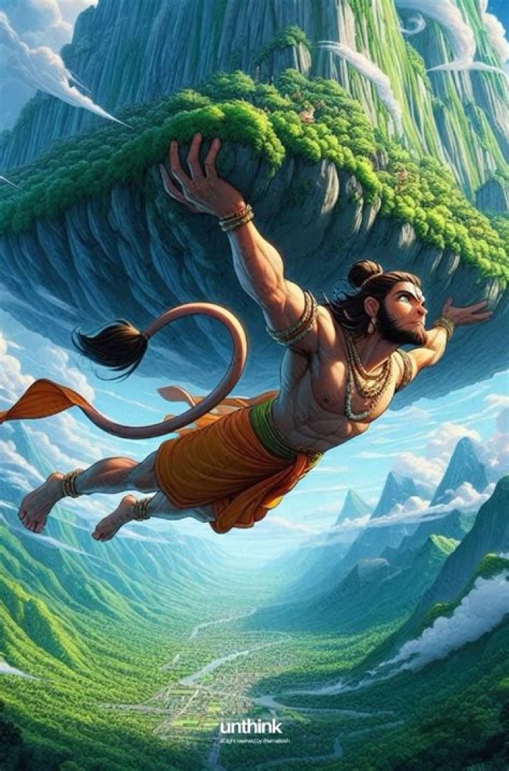 Which mountain is Hanuman?