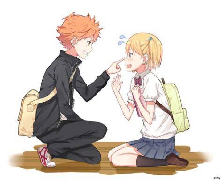 Who is Hinata Shoyo's girlfriend?
