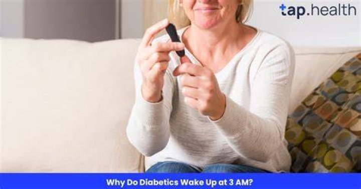 Why do diabetics wake up in the middle of the night?